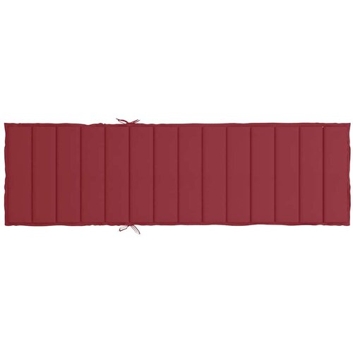  Jastuk za ležaljku boja vina 200 x 60 x 3 cm od tkanine Oxford Slike