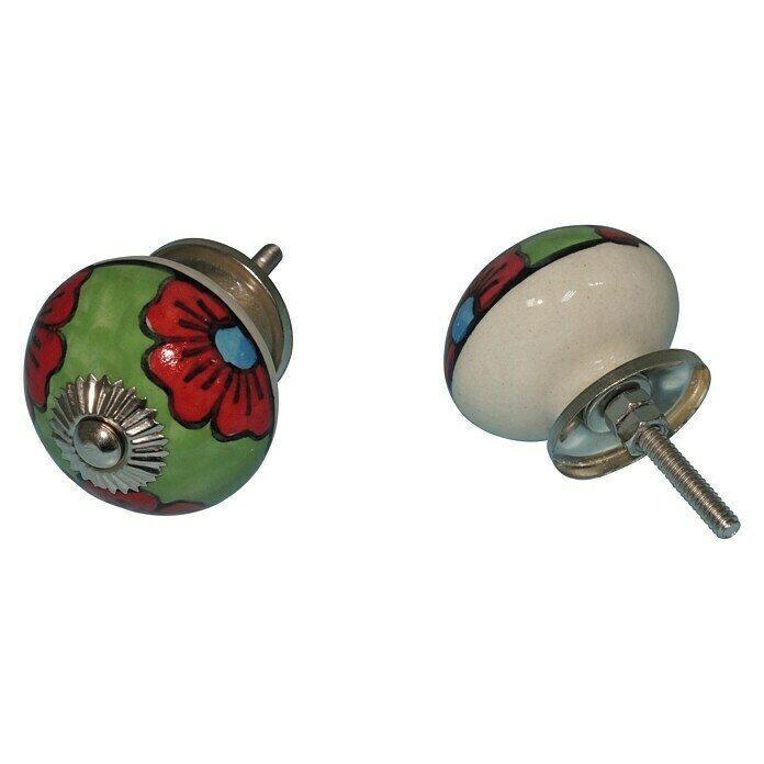  Gumb za pohištvo HC-112 (Vrsta pohištvenega ročaja: Gumb, Premer: 40 mm, Zelene barve/rdeče barve) Cene