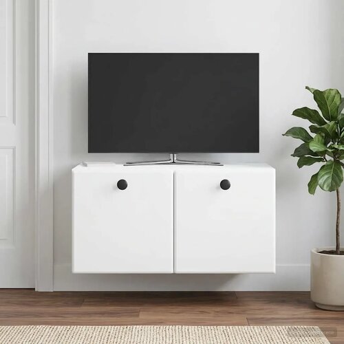  TV ormar za zid 59 5 x 31 x 30 cm Bijela Konstruirano drvo - Bijela 59 5 x 31 cm Slike