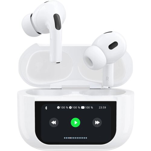 Dudao U19 in-ear tws brezžične slu&amp;scaron;alke bluetooth 5.3 z led zaslonom - bele, (21832949) Slike