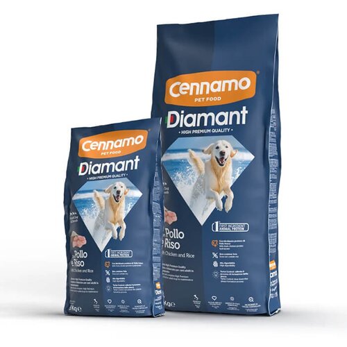 CENNAMO DIAMANT Dog Adult All Breeds con Pollo e Riso - hrana za odrasle pse svih rasa sa piletinom i pirinčem (3kg, 15kg) 3kg Slike