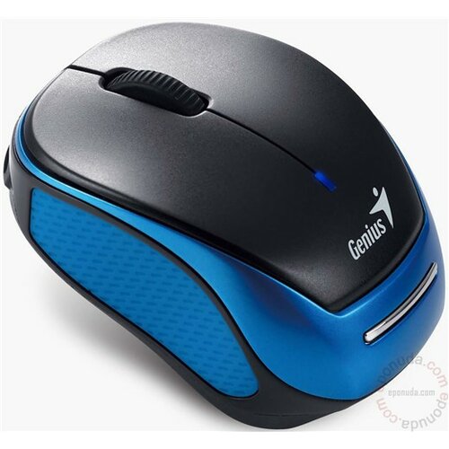 Genius Micro Traveler 9000R Infrared 1200dpi Wireless Black/Blue bežični miš Slike