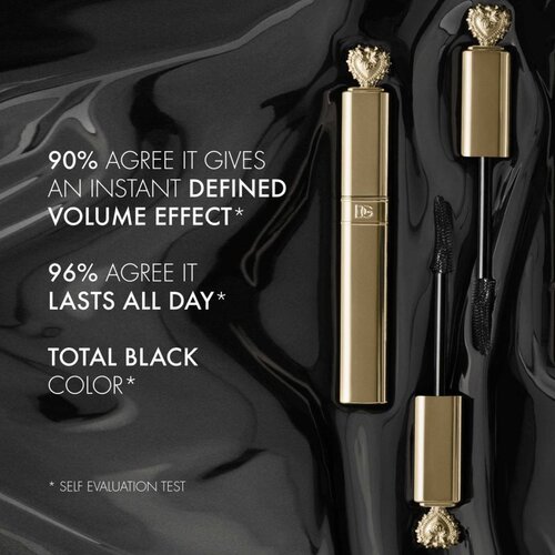 Dolce &amp;amp; Gabbana Flawless Everfull Hi-Definition Mascara Refill maskara za volumen in podalj&amp;scaron;anje trepalnic nadomestno polnilo odtenek 01 Total Black - T Slike