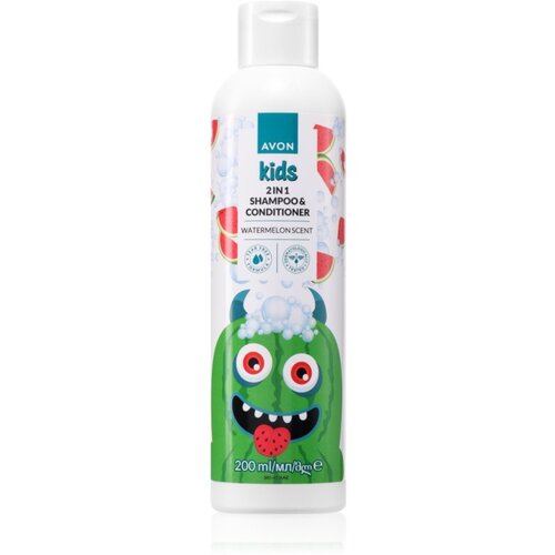 Avon Kids Watermelon &amp;scaron;ampon i regenerator 2 u 1 200 ml Slike