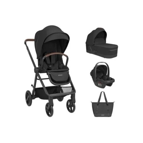 Kolica Mia 3in1 set sa I-SIZE autosedi&scaron;tem i tvrdom korpom Black KKB11263 Cene