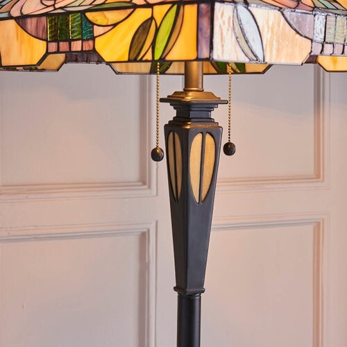  Endon 64383 - Stojeća lampa Tiffany WILLIOW 2xE27/60W/230V, prečnik 42,5 cm Slike