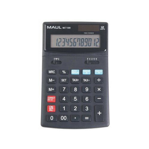 Maul stoni poslovni kalkulator MCT 500, 12 cifara crna ( 05DGM4500B ) Cene