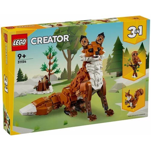 Lego Creator 31154 Gozdne živali: rdeča lisica
