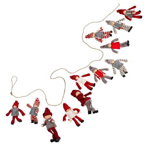  Novogodišnja ukrasna traka sa 10 vilenjaka D2 m Cene