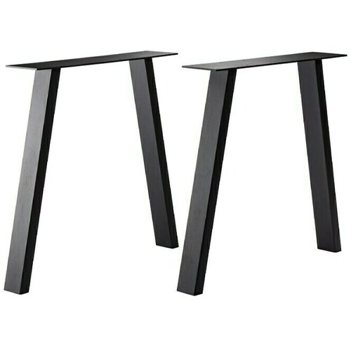 PUR INTERNAL Noge za mizo Black Edition (800 x 150 x 723 mm, črne barve, U-oblika, 2 kosa) Cene