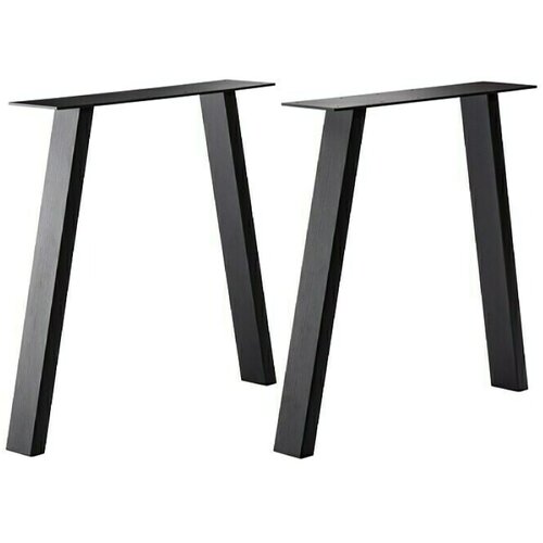 PUR INTERNAL Pur Iternal Black Edition Noga stola (800 x 150 x 723 mm, Crne boje, U oblik, Namijenjeno za: Dimenziju stolova 80 - 90 cm, 2 Kom.) Cijene