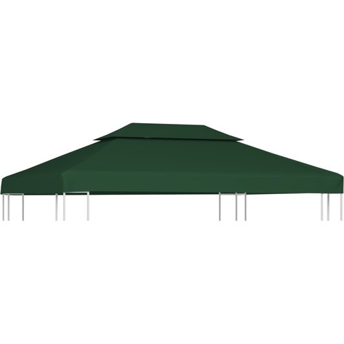 VidaXL Zamjenski pokrov za sjenicu 310 g/m&amp;sup2; zeleni 3 x 4 m Slike