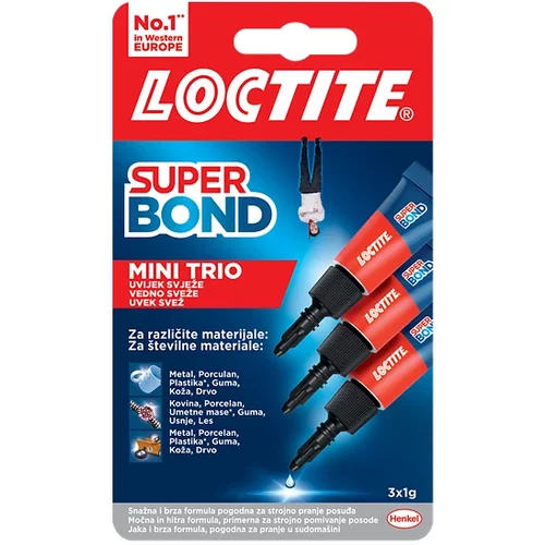 Loctite super bond mini trio 3x1g