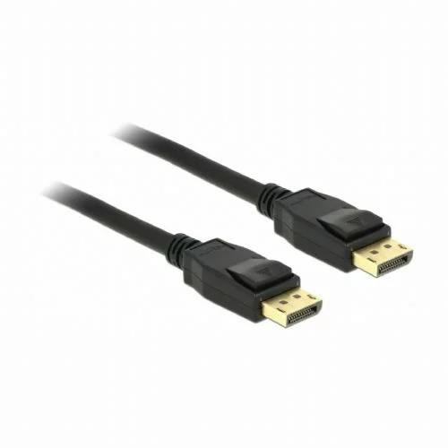 Delock DisplayPort kabel 5m 4K 60Hz 21,6Gb/s črn