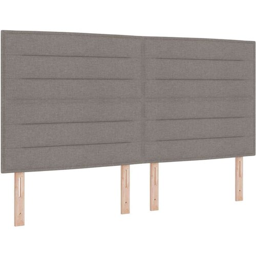  Podna opruga s madracem Tamno siva 90x190 cm Sivo-smeđa tkanina - Sivo-smeđa 180 x 200 cm Dizajn linija Slike