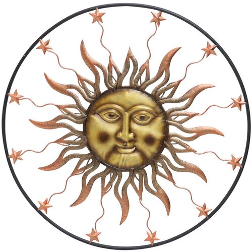 Signes Grimalt Kipci in figurice Ornament Sončnega Stene Pozlačena Slike