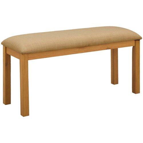  Klupa za blagovanje 95 x 32 x 45 cm Čvrsto Hrastovo Drvo Bež Cijene
