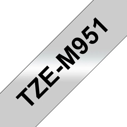 Brother Trak TZE-M951 (črna-mat srebrna), original Slike