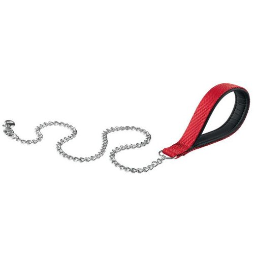 Ferplast povodec z verigo daytona, rdeč - 100 cm Slike