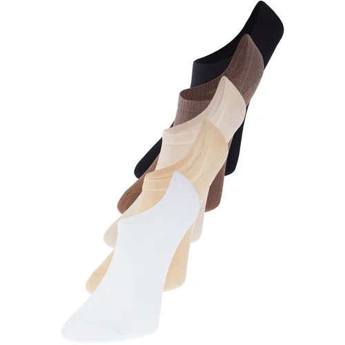 Trendyol Brown 5 Pack Booty Socks