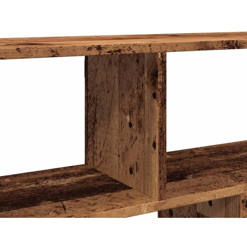  Zidna polica boja staro drvo 100x25x50 cm konstruirano drvo Slike