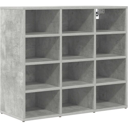vidaXL Omara za čevlje Betonsko siva 77,5 x 30 x 67 cm Konstruiran les, (5000161729) Cene