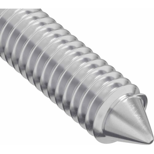  Vijak 2 pcs Srebrno M6 x 60 mm Čelik Slike