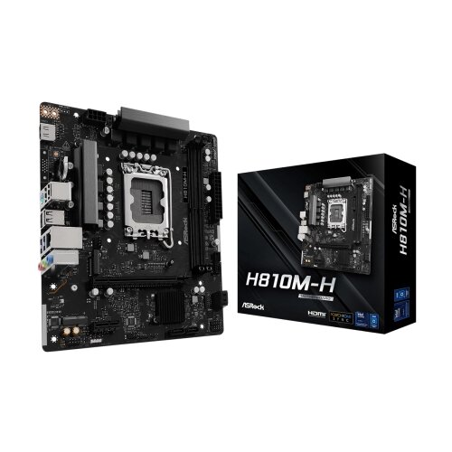 AsRock MB H810M-H2xDDR5, M.2, 4xSATA, 10xUSBHDMI, Micro ATX Cijene
