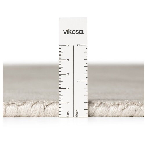 Vikosa Siva ročno tkana viskozna okrogla preproga &amp;oslash; 150 cm Noemi &amp;ndash; Slike