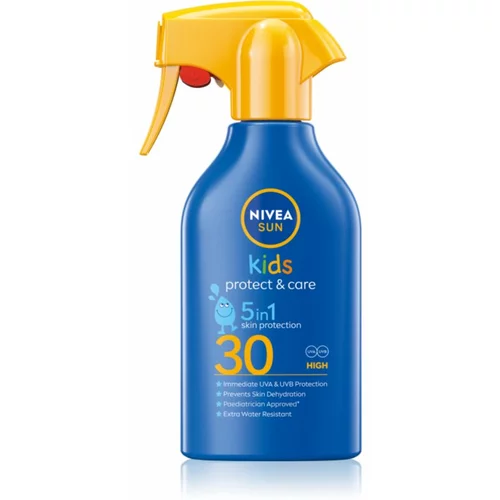 Nivea Sun Kids Protect & Care Sun Spray 5 in 1 SPF30 sprej za zaštitu od sunca 5u1 270 ml