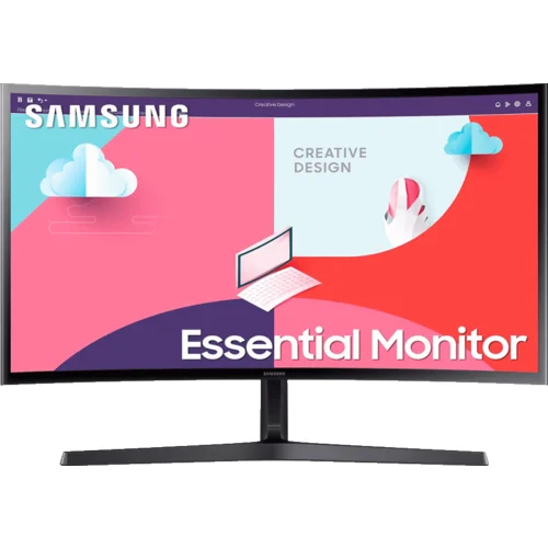  Zakrivljeni Samsung monitorLS27C366EAUXEN, 27", FHD, 4ms60Hz,VGA, HDMI, DP, Audio Jack,VESA