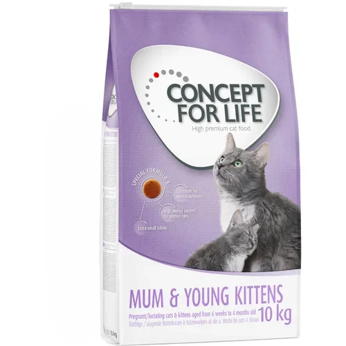 Concept for Life Mum & Young Kittens - poboljšana receptura! - 2 x 10 kg
