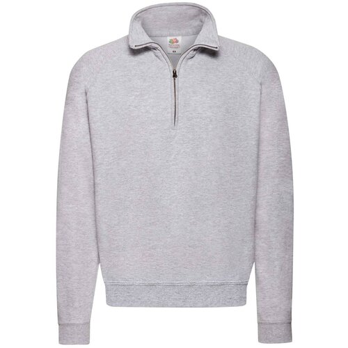 Fruit Of The Loom Grey Men's Sweatshirt Zip Neck Sweat Cijene