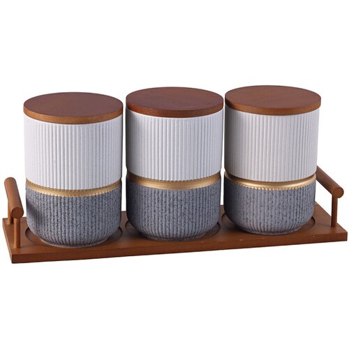 Sigma set kuhinjskih posuda sa postoljem 3/1 JY-241627-3 Cene