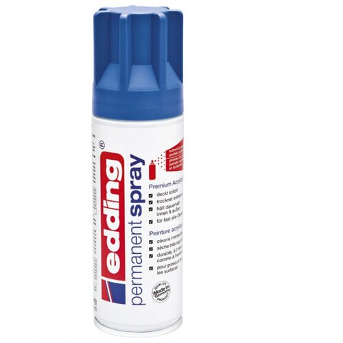 Boja AKRILNA U SPREJU 200ML PERMANENTNA EDDING 5200903 CYAN PLAVA Cene