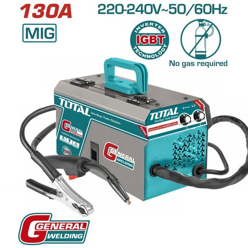 TOTAL TOOLS TOTAL Aparat za varenje CO2, punjena žica, 130A TFC13012 Slike