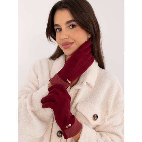 Wool Fashion Italia Gloves-AT-RK-23905.03X-burgundy Cijene