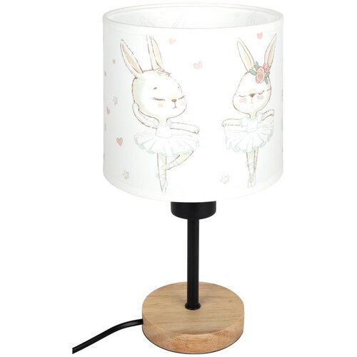 Brilagi Stona lampa BOBO WOOD 1xE27/25W/230V hrast/crna/bela/zečići Cene