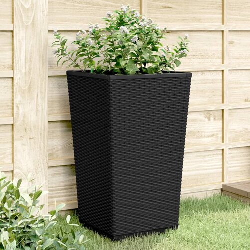  Vrtne sadilice 2 kom crne 32,5 x 32,5 x 57 cm od PP-a Cijene