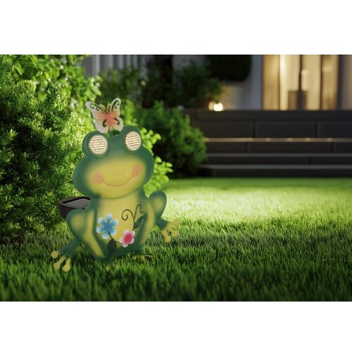 Globo 36332F - LED solarno svetlo 104xLED/0,06W/3V IP44 žaba Slike