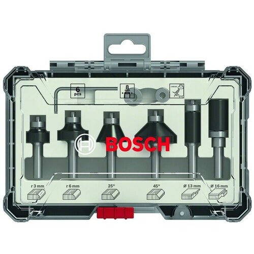 Bosch REZKAR ZA LES 6-DELNI KPL STEBLO 8MM PRIREZOVANJE, POSNEMANJE. Cene