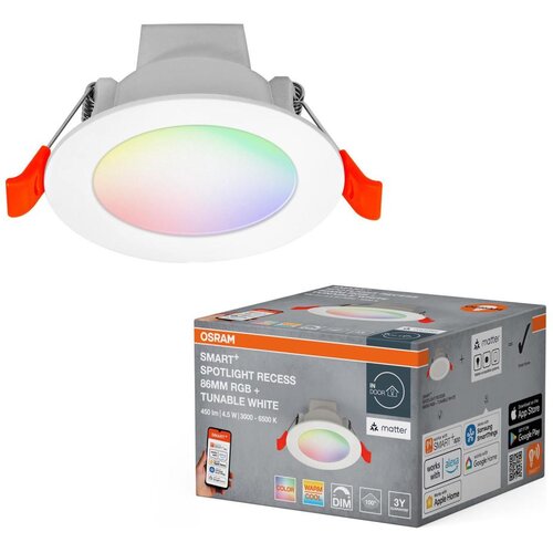 Osram LED RGB prigu&amp;scaron;iva. ugradno svetlo SMART+ DOWNLIGHT LED/4,5W/230V Wi-Fi Slike