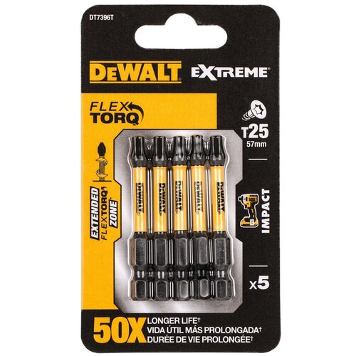 Dewalt VIJAČNI NASTAVEK TORX 25x5 50mm IR TORSSION5 KOS DT7396T Cene