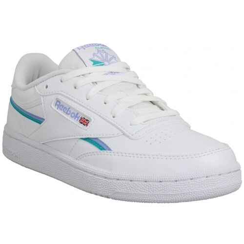 Reebok Modne superge Club C 85 Vegan Femme Blanc Lilas Bela Slike
