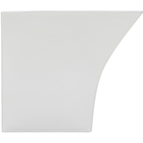  Zidni umivaonik keramički bijeli 500 x 450 x 410 mm Slike