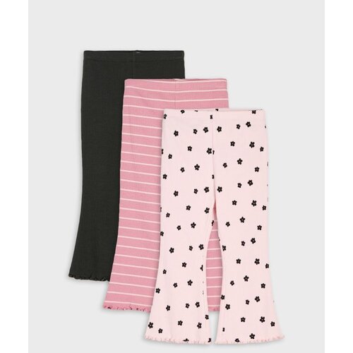 Sinsay Pamučne flare tajice od rebrastog pletenog materijala 3 pack Cijene