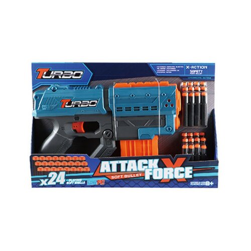  Turbo, igračka, pištolj sa mecima, x24 ( 864077 ) Cene