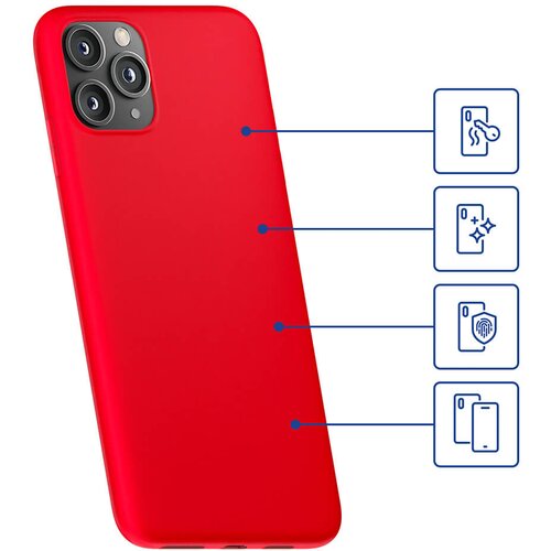 3mk Silikonski etui Matt Case za Apple iPhone 13 Pro strawberry Slike