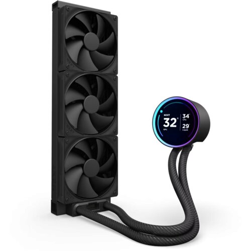 NZXT Kraken 360 Elite V2 RGB kućište za procesor sa vodenim hlađenjem, 1x360mm F360 RGB jezgro ventilatora, RGB kontroler, sa 2.72" IPS ekranom, RL-Kr36E-B2 Cene