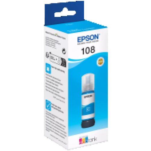 Epson 108 EcoTank Cyan ink bottle ( C13T09C24A ) Cene